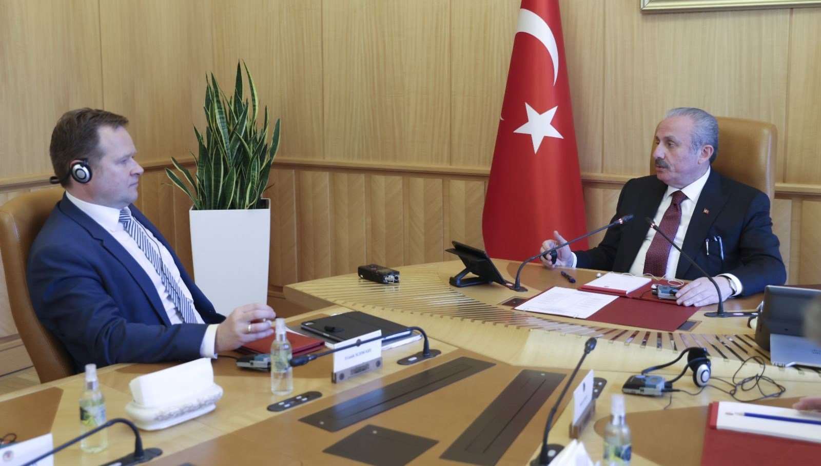 TBMM Başkanı Şentop’tan AKPM Heyeti Başkanı’na “14 Mayıs” tepkisi